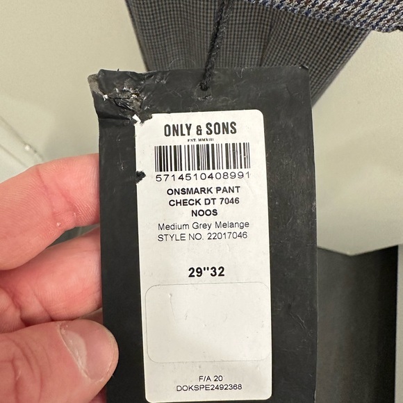 Only & sons houndstooth dress pants 29x32 - Picture 4 of 4